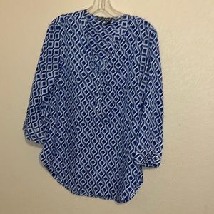 Blue Diamond Blouse